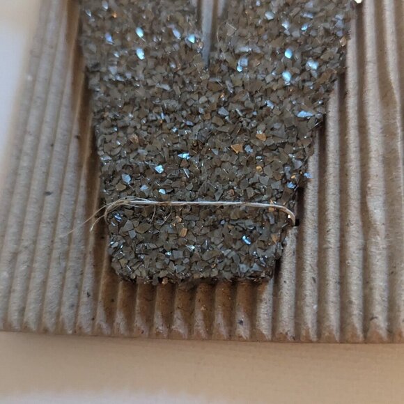 NWT Gold Glitter Letter 'V' Primitive Corrugated Sign Michaels Home Wall Decor - Picture 4 of 8